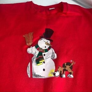 Snowman holiday sweatshirt